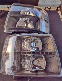 07-13 Chevy Silverado Headlights Faros Calaveras Micas Luces Lamps