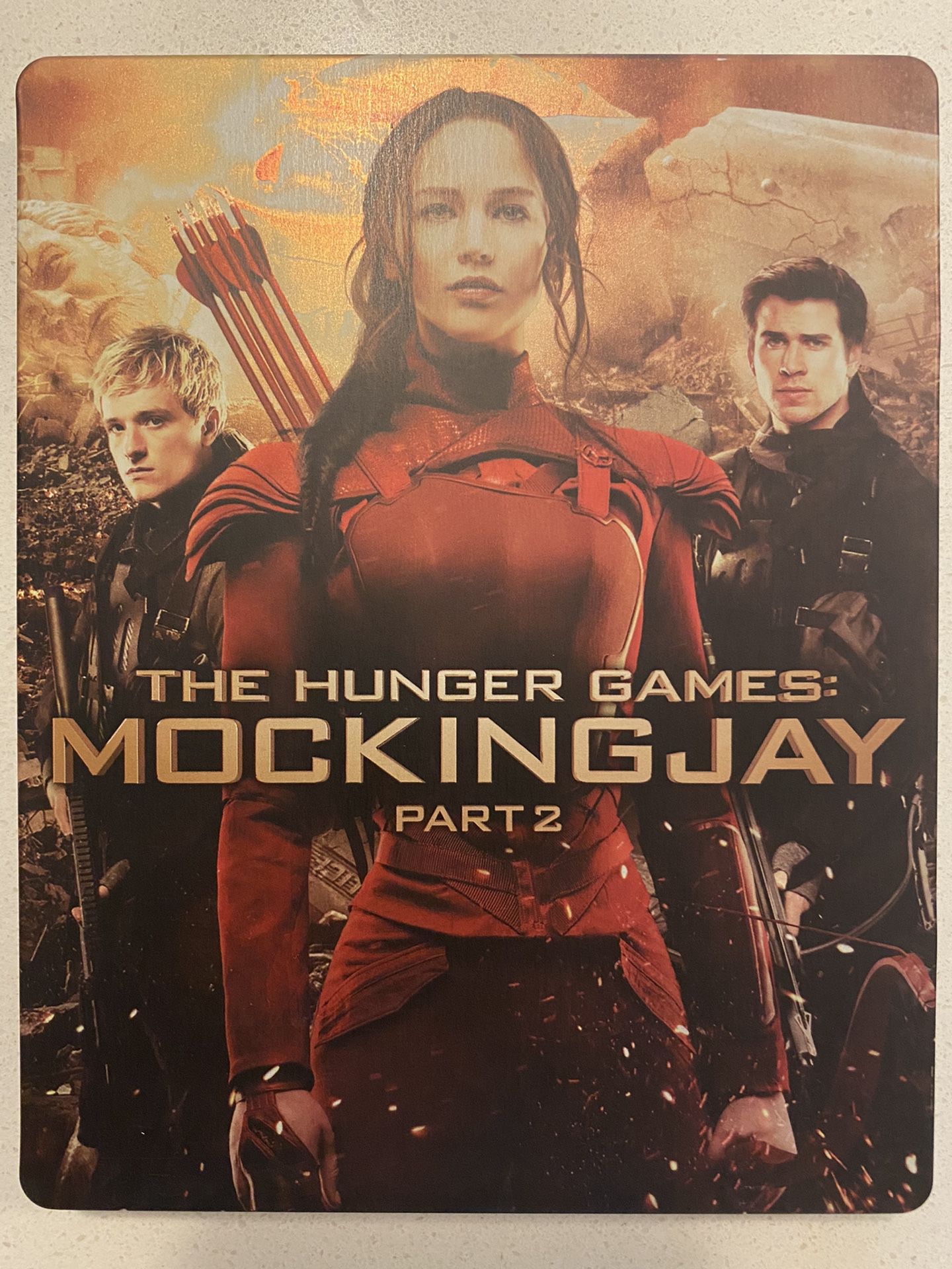 Hunger Games: Mockingjay P2 Bluray Dvd Steelbook