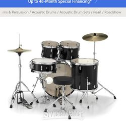 Pearl Roadshow  Shell pack only (Hardware and cymbals not included)