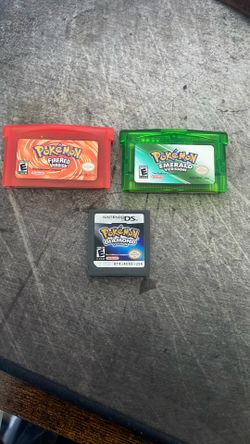Pokemon Games for GBA and Nintendo DS
