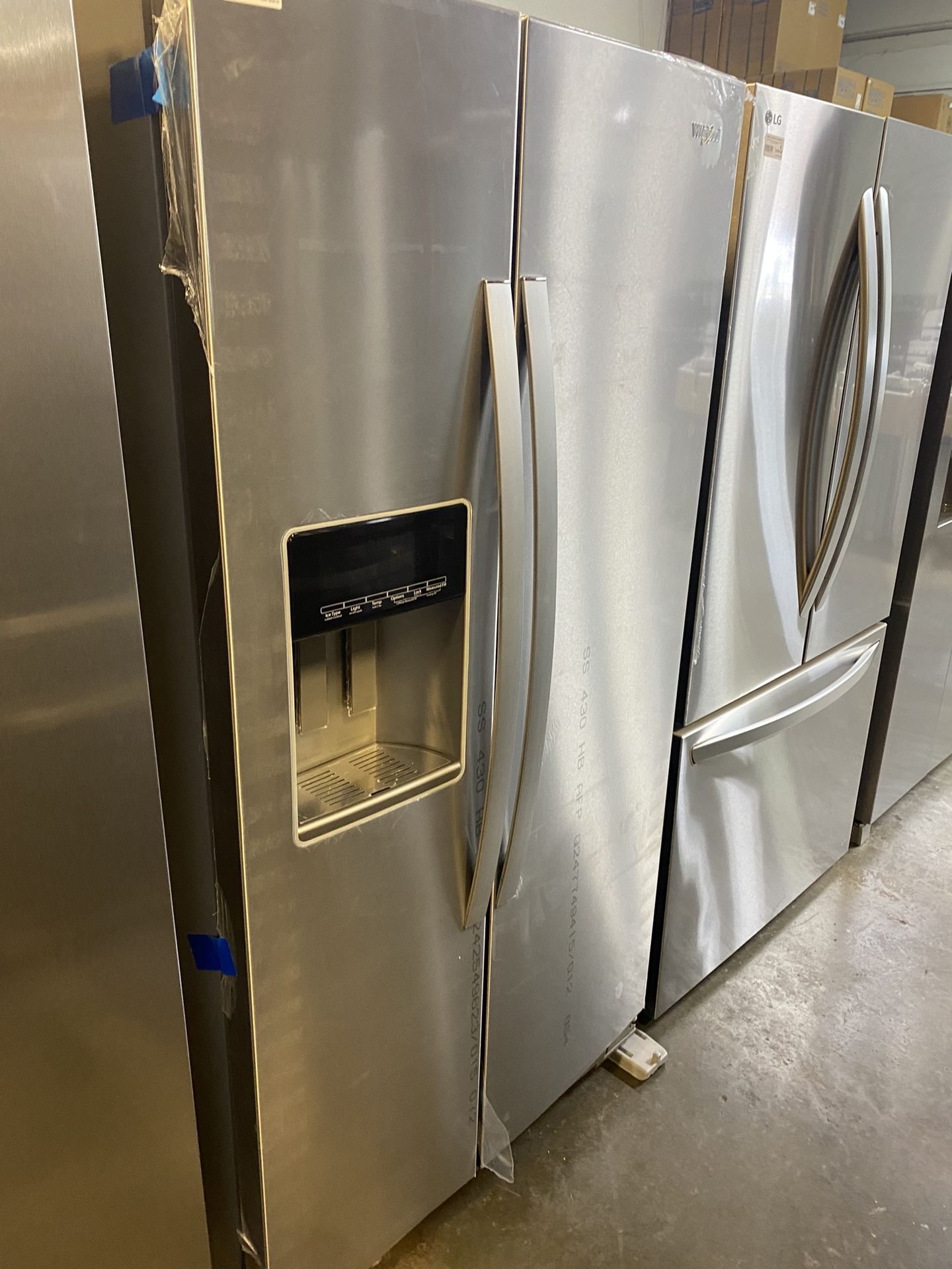Whirlpool WRS571CIHZ 36 Inch Freestanding Side by Side Refrigerator