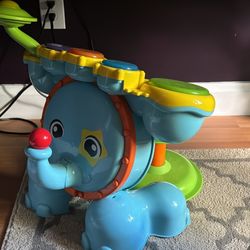 Toddler elephant drum set