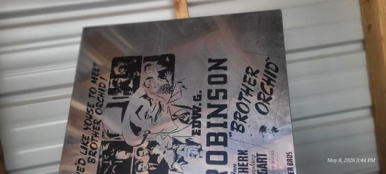 Vintage metal poster