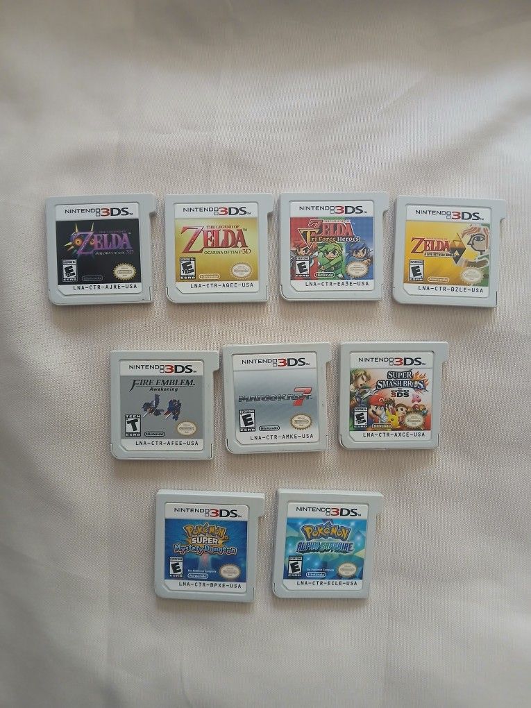 NINTENDO 3DS GAMES (SELLING AS A LOT ONLY)