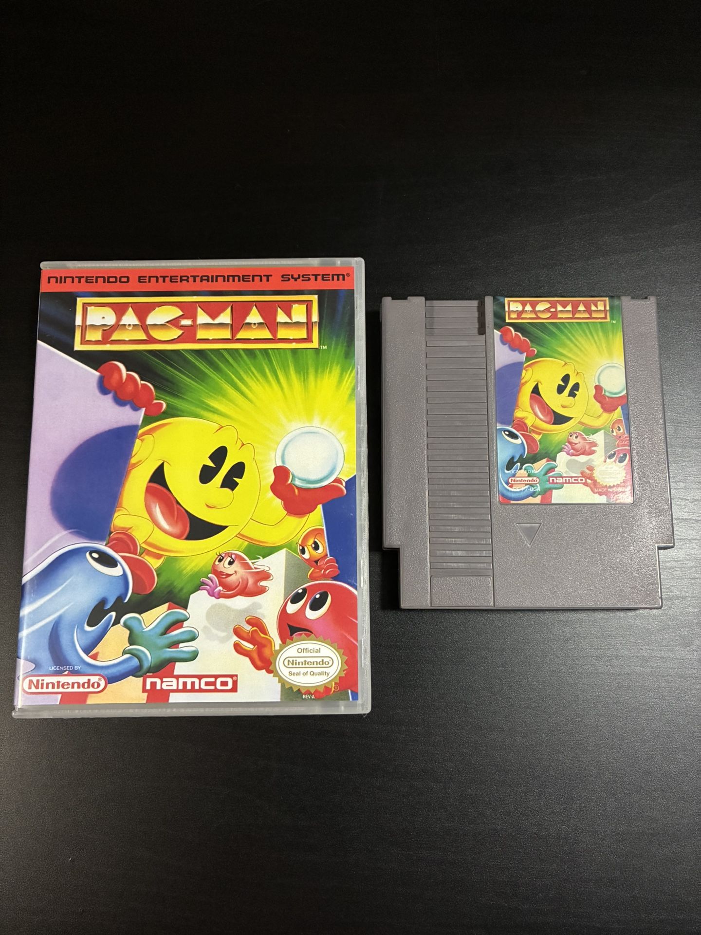Pac-Man for Nintendo Entertainment System NES w/ Custom Case