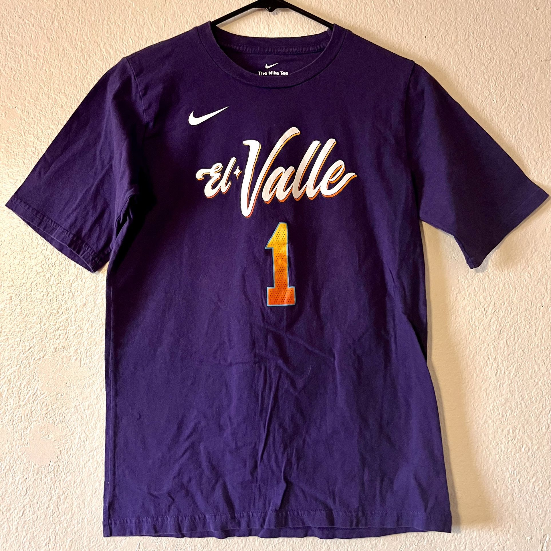 Youth Nike NBA Phx Suns ‘El Valle’ Booker Shirt (XL)