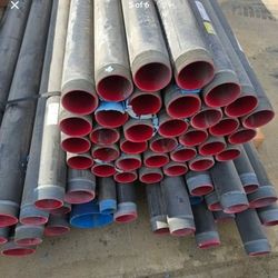 2 1/2", 3", 4" Rigid Steel Pipe.  Ocal Blue. Pvc Coated. 10ft