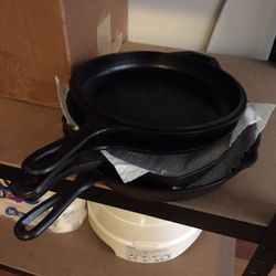Cast iron pans