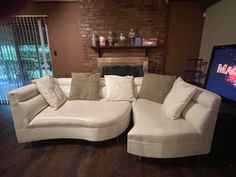 Custom Leather Sofa- Estate Sale - Only $200
