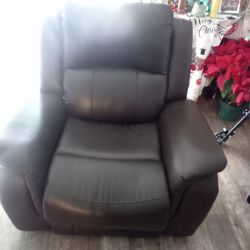 Dark brown recliner