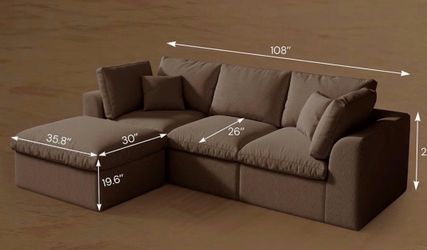 Cloud couch from AMAZON, NEVER USED, BRANDNEW normalprice $700