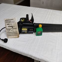 McCulloch Electric Chainsaw $25 Takes.