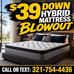 NEW QUEEN MATTRESS FROM $100 / EASY PICKUP