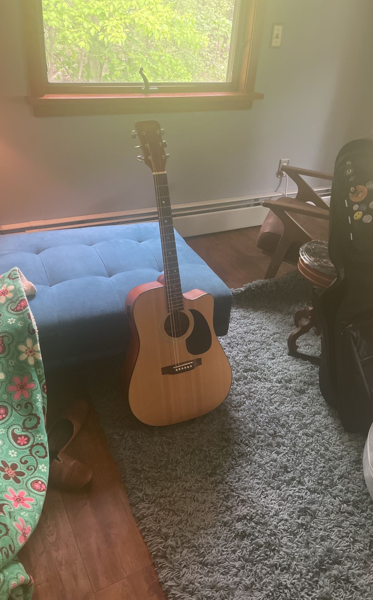 Vintage Ibanez PF5CE Acoustic-Electric Guitar – Great Tone, Classic Vibe