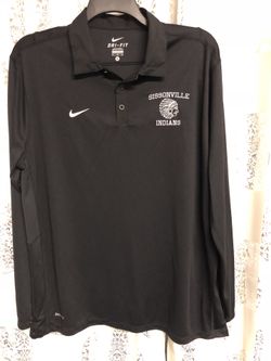 Nike size large Sissonsville Indians polo shirt