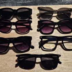 7 BLACK Frame Sunglasses