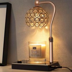 BRAND NEW Adjustable Height Dimmable Candle Warmer With Timer & 2 Bulbs