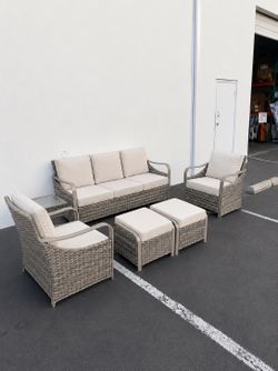 Outdoor 6-piece patio furniture set