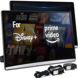 13.3 Inch 4K Video Upgrade Android 10.0 Multifunction Car TV Headrest Monitor Tablet Touch Screen Support 1080P Headset WiFi/Bluetooth/USB/SD/HDMI in+