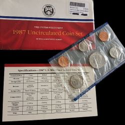 US Mint 1987 Proof Coins