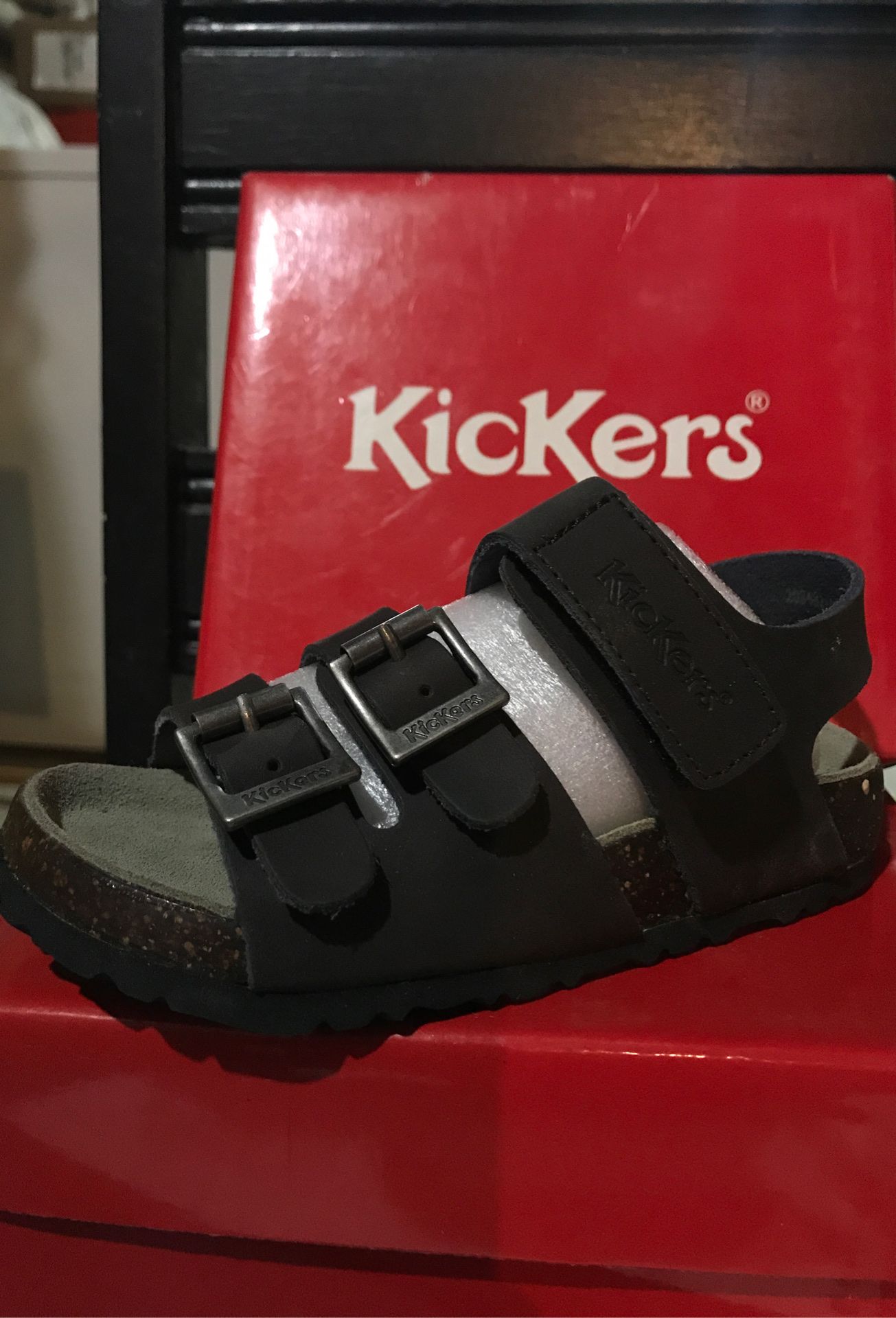 Kickers Magination Brown Sandal boys 10.5
