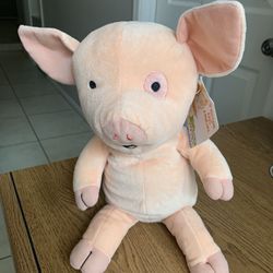 Vtg 16" Kohl's Cares If You Give a Pig a Pancake 1998 Laura Numeroff Stuffed Toy