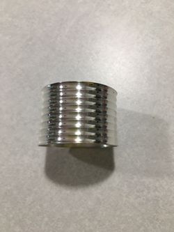 Silver plastic napkin rings