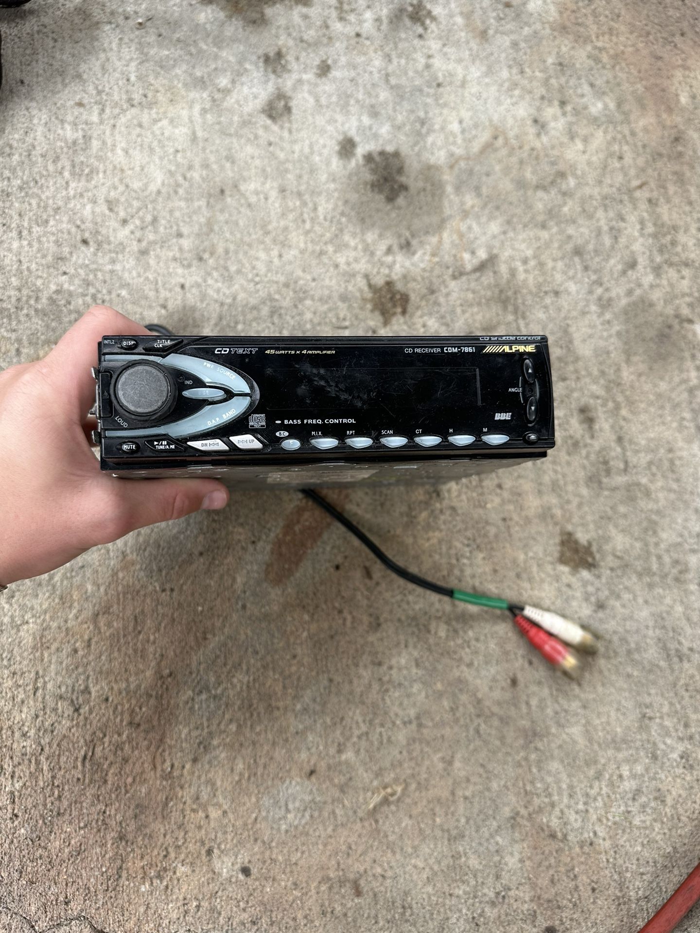 Old school ALPINE Compact Disc Player