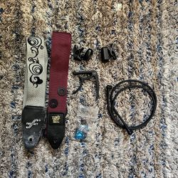 Guitar Accessories (Tuners, Strap, Picks, Capo)