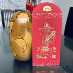 Pack of 100pcs 財神到(The God of Wealth Has Arrived) 2026 Luxe Chinese New Year Gold Foil Luck Money Gift Packet