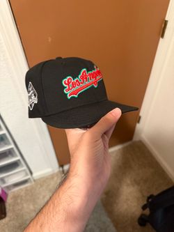 LA Dodgers fitted hat Hispanic edition