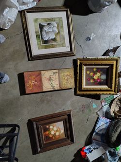 4 paintings for 10 dollars