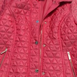 Pink Metallic Micheal Kors Jacket 