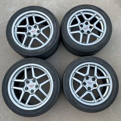CLEAN OEM C5 Z06 Corvette SPEEDLINE Wheels Rims TIRES OEM GM Corvette 2001-2004
