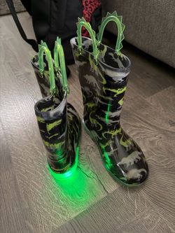 Size 12 Dino rain boots