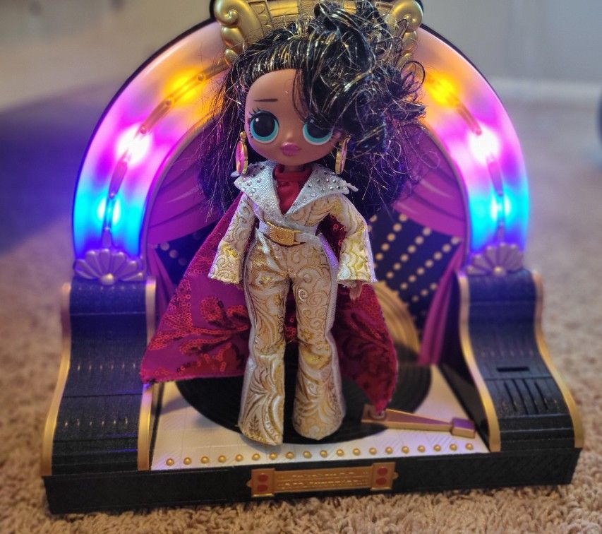 LOL OMG Collector Elvis Remix Fashion Doll Jukebox B.B. Set with MusiC