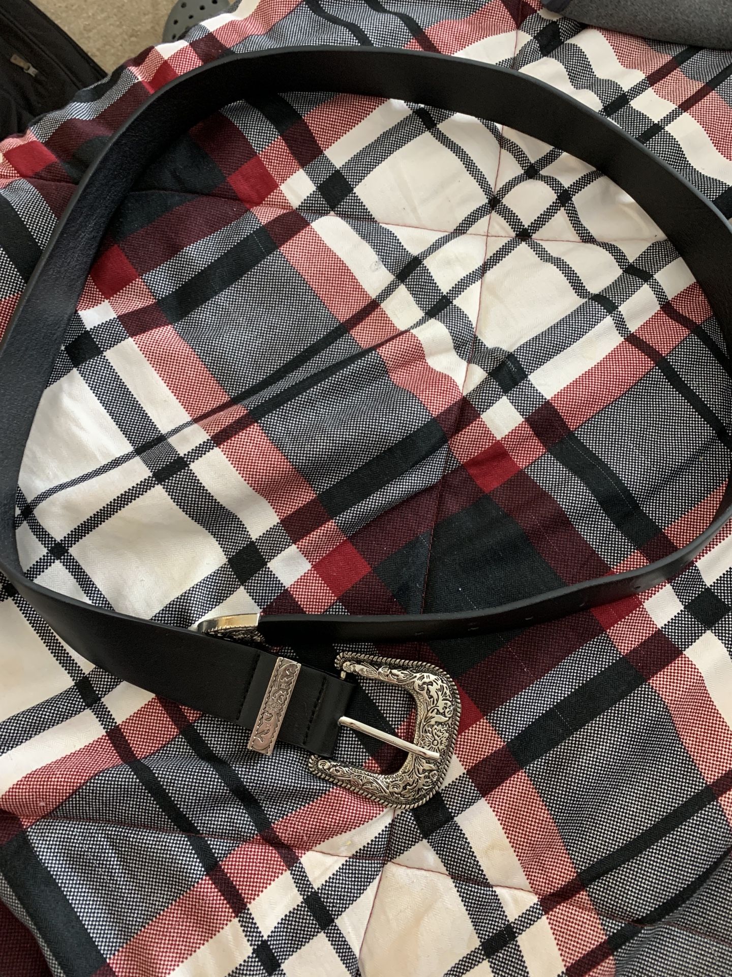 Black Leather Belt