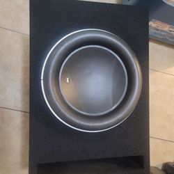 12w7 JL audio with Brand New Ported Enclosure