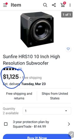 Sunfire hrs10 best sale