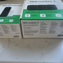 Blink Video Doorbell and Outdoor 4 Camera Set