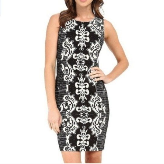NYDJ Floral Candace Textured Print Dress