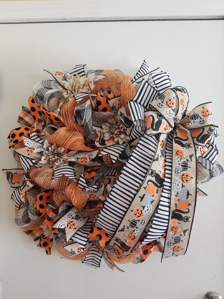 Handmade Halloween Wreath