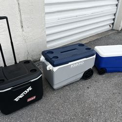 $20 each! Beach Camping Boat Coolers Ice Chests! Work great! 