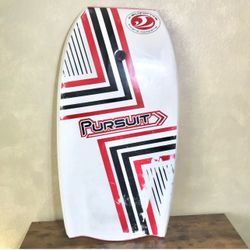 California Board Co. 42" Pursuit Boogie Board White Red Bodyboard
