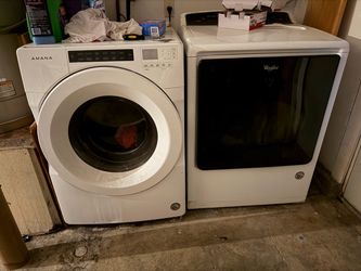 Amana Washer and Whirlpool Dryer Set
