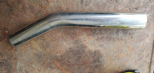 Motorcycle exhaust tubing stainless