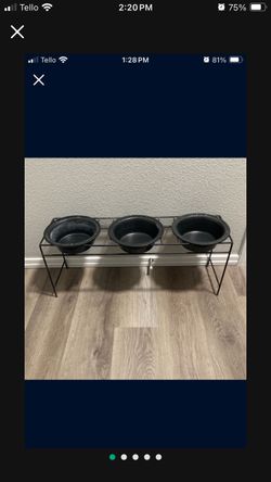 Dog Food/water Bowls