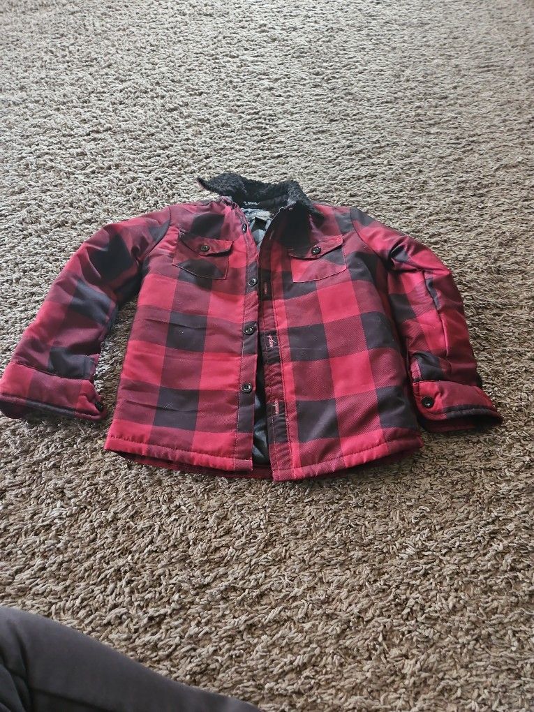 Boys Flannel Jacket Size 4T