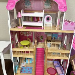 Kids dollhouse + Babydoll stroller