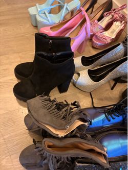 Size 8 Shoes/Platform/Boots/Heeks